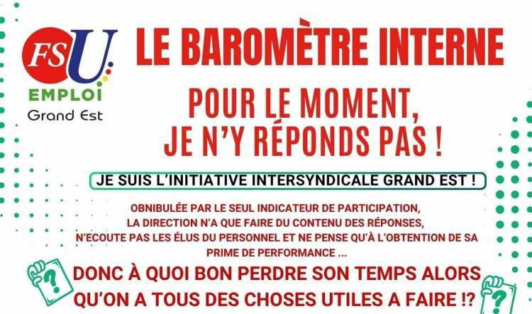 BOYCOTT du BAROMETRE INTERNE 