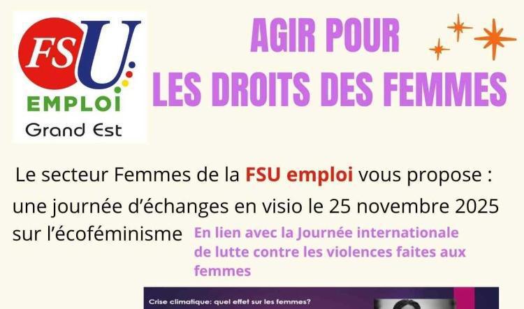 25 NOVEMBRE : HMI sur l'écoféminisme
