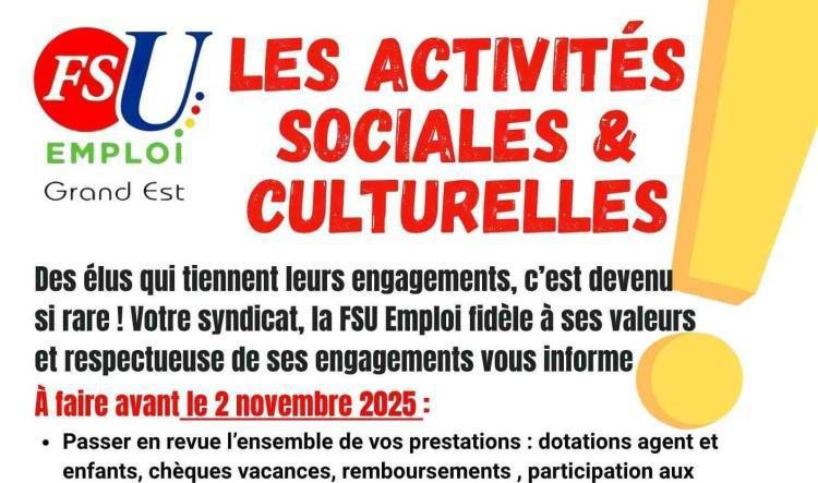 ASC - A faire avant le 2 novembre !