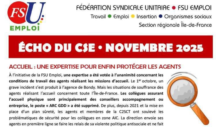 Echo CSE Novembre 2025