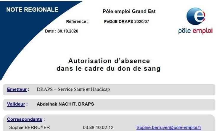 DON du SANG la note RH 