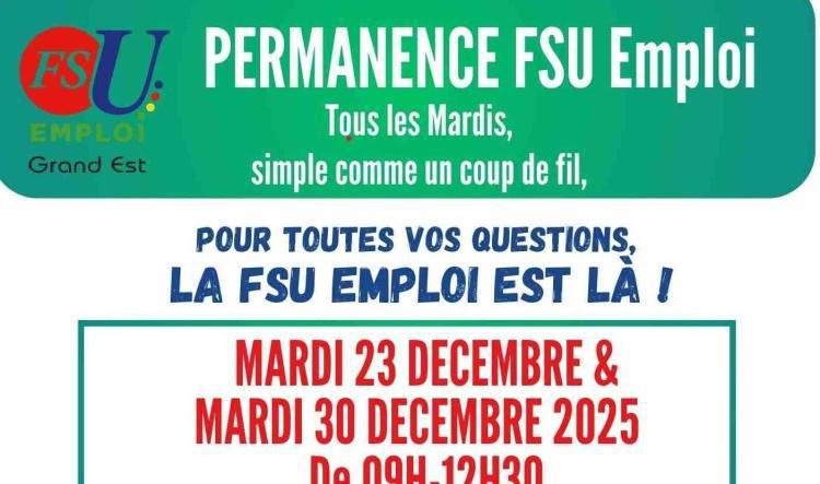 PERMANENCES FIN DECEMBRE 2025