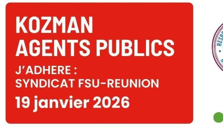 Kozman Agents publics du 9 Janvier 2026