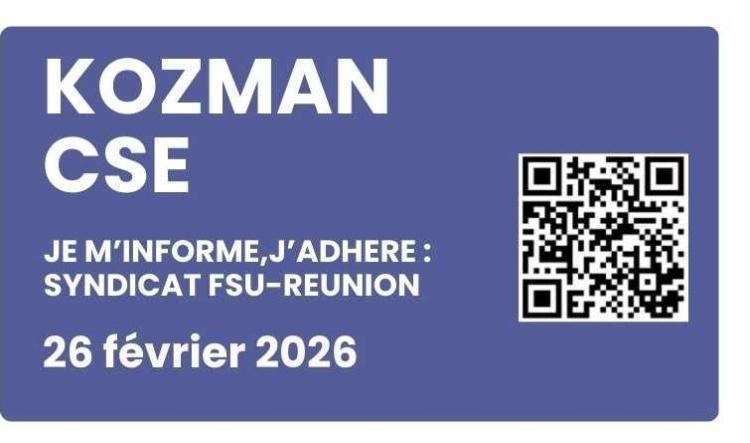 Kozman CSE du 26 février 2026