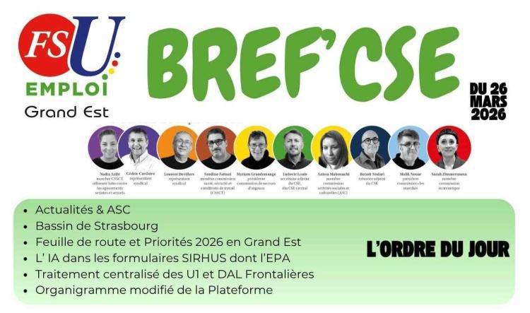 BREF'CSE 26 Mars