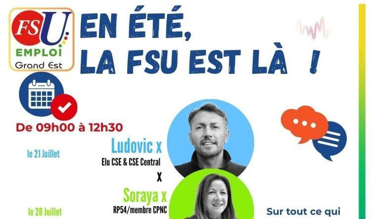 Les Permanences FSU été 2026 