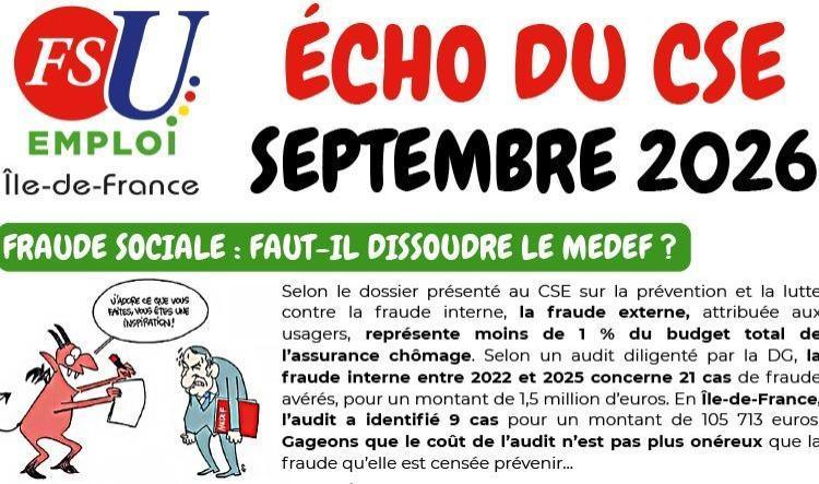 Echo CSE septembre 2026
