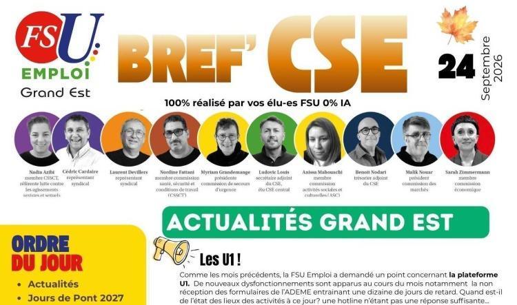 Bref' CSE 24 Septembre 