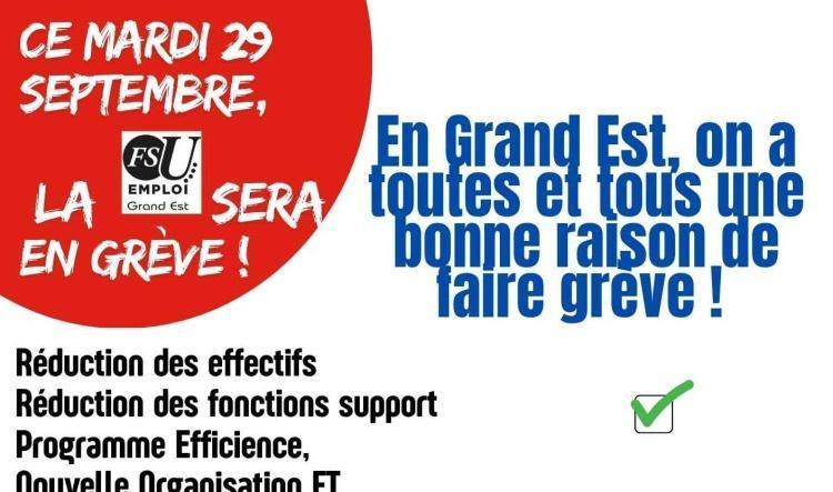 Grève du 29 Septembre FT et Fonction publique