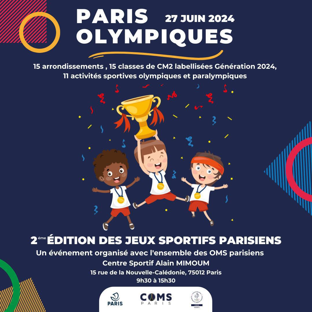 Jeux Sportifs Parisiens pour les CM2