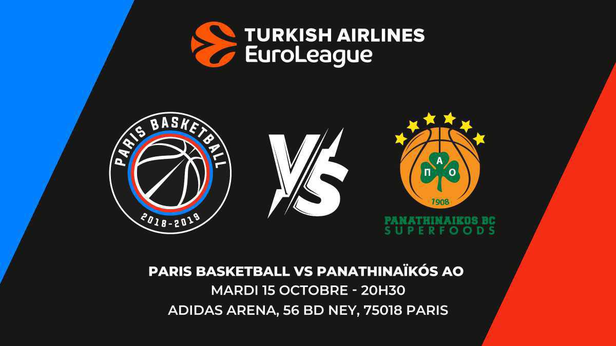 Paris Basketball vs PANATHINAÏKÓS AO Paris Basketball vs PANATHINAÏKÓS AO