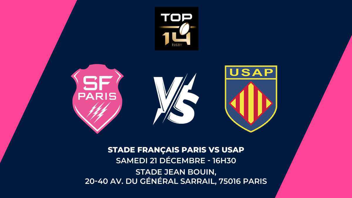 Stade Français VS USAP Stade Français VS USAP