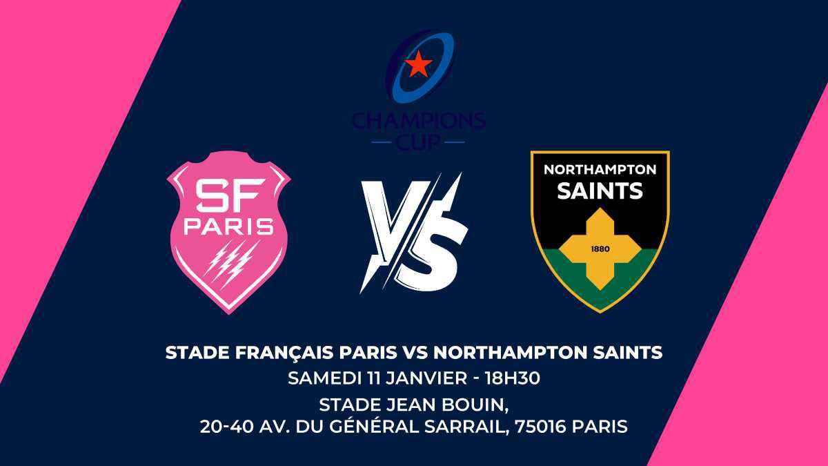 Stade Français VS Northampton Saints 🏉