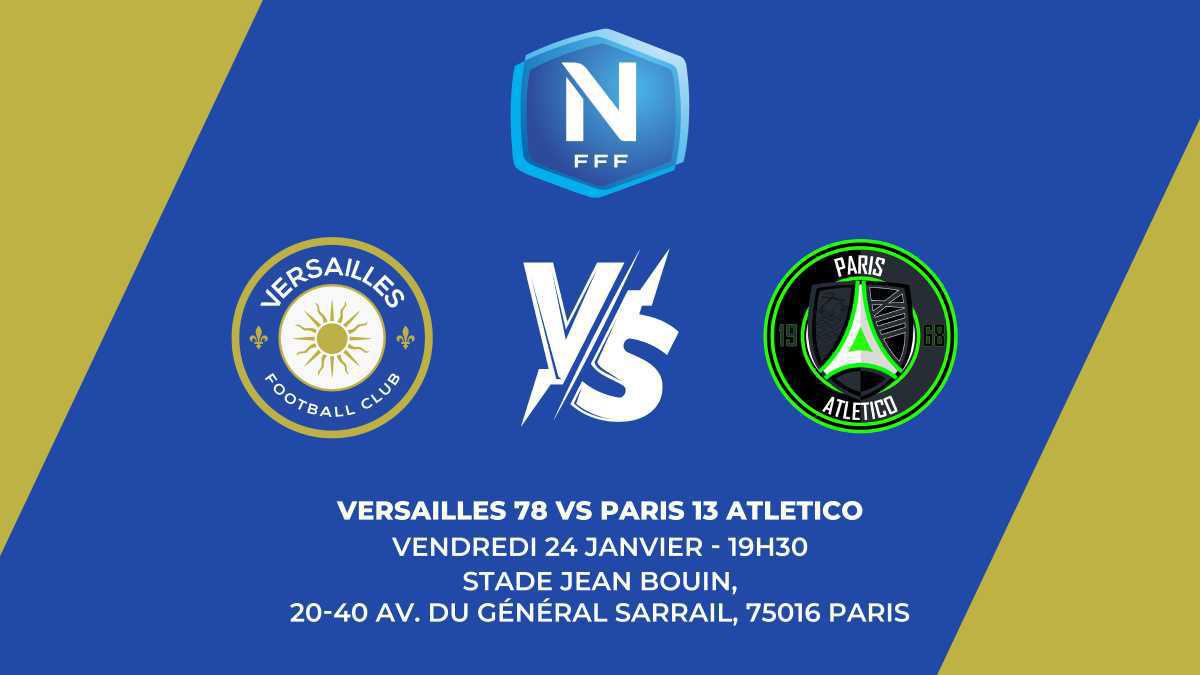 Versailles FC vs Paris 13 Atletico ⚽ Versailles FC vs Paris 13 Atletico ⚽