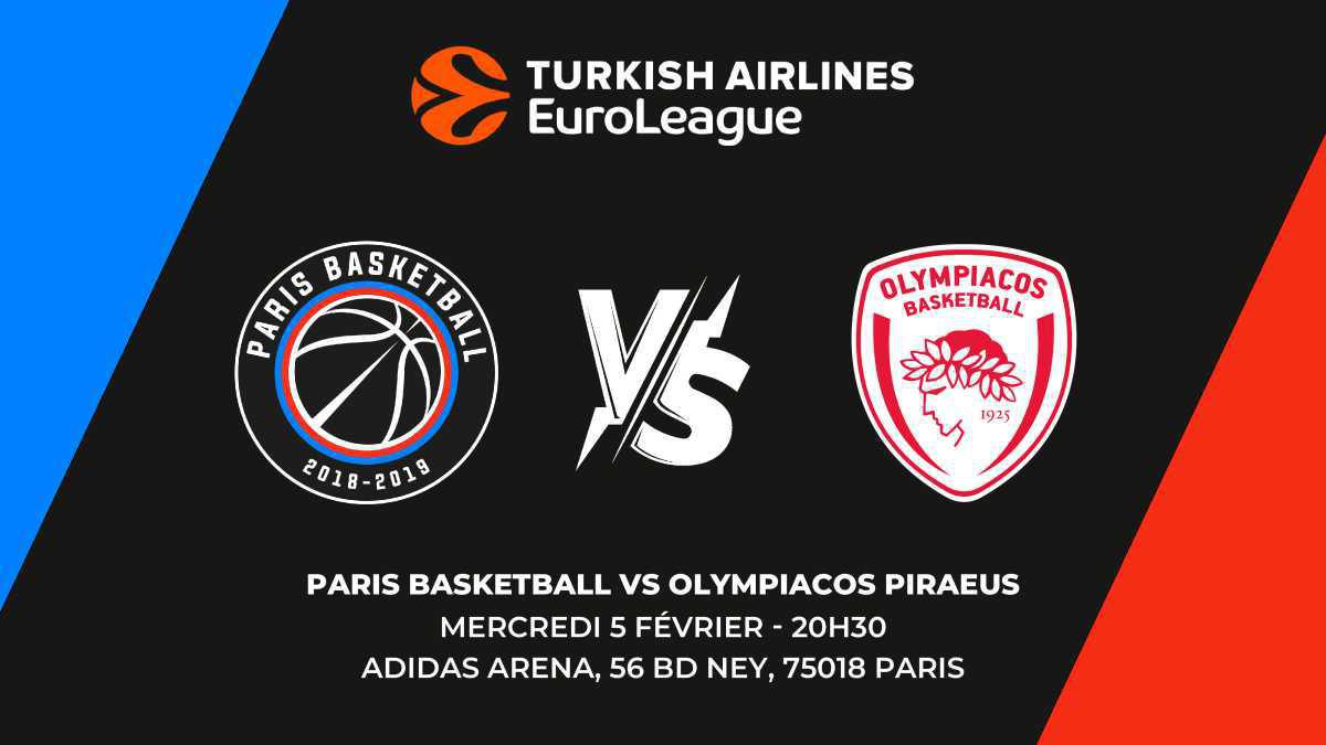 Paris Basket vs Olympiacos Piraeus 🏀 Paris Basket vs Olympiacos Piraeus 🏀