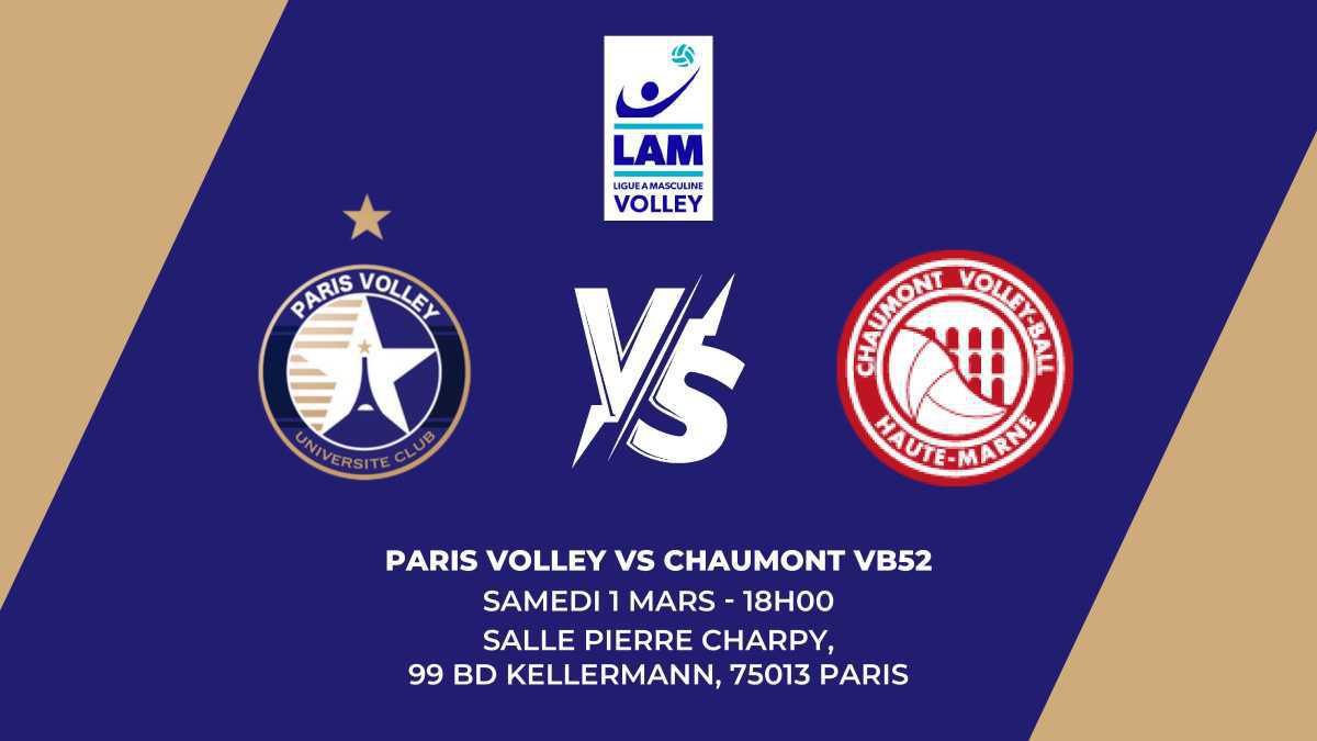 Paris Volley VS CHAUMONT VB52 🏐