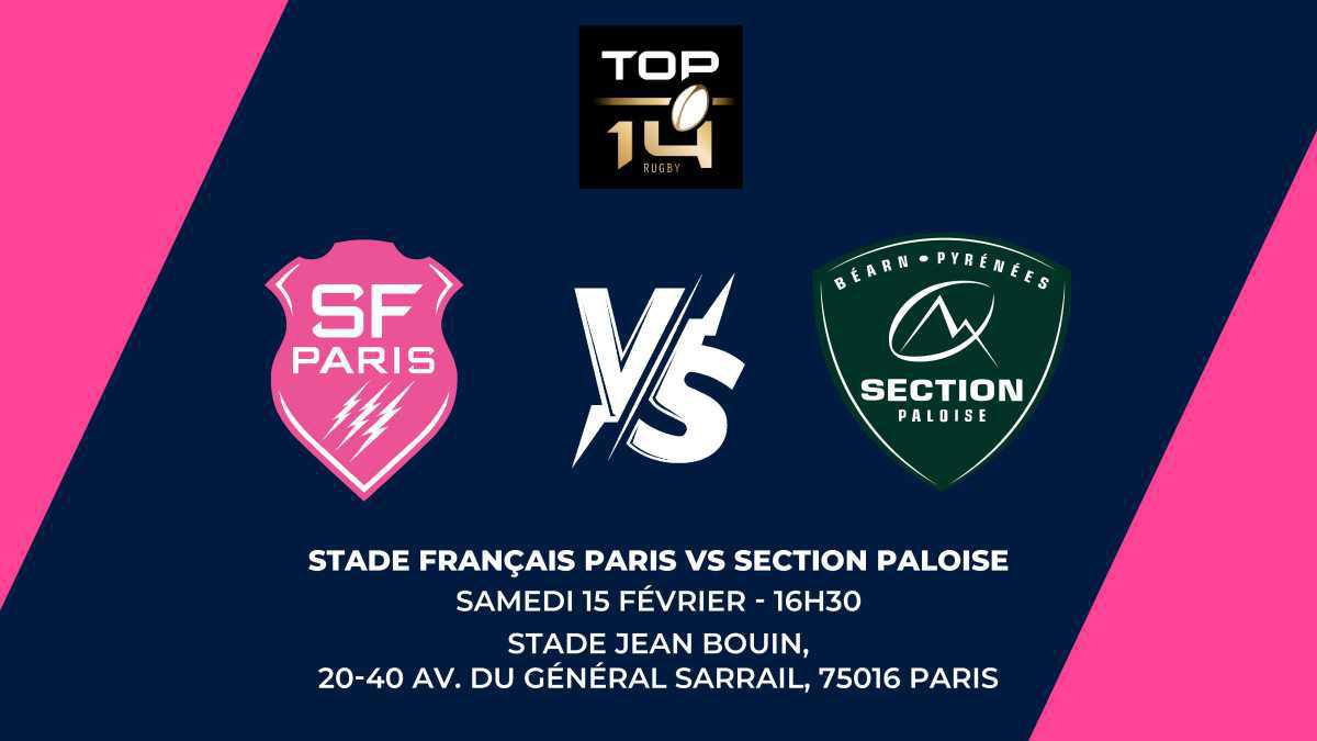 Stade Français VS Section Paloise 🏉