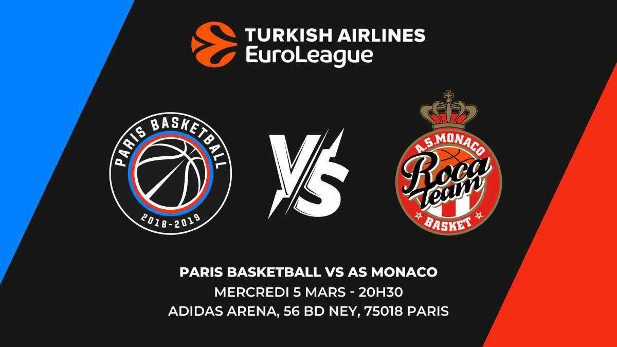 Paris Basket VS AS Monaco 🏀
