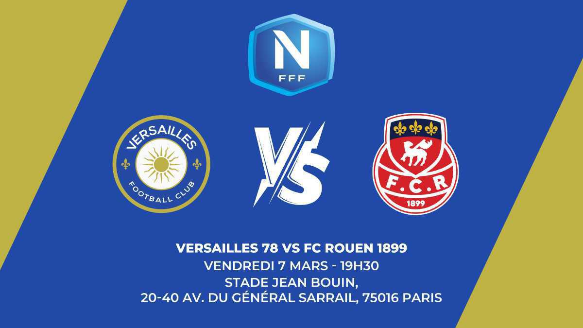 Versailles FC VS FC Rouen 1899 ⚽️ Versailles FC VS FC Rouen 1899 ⚽️