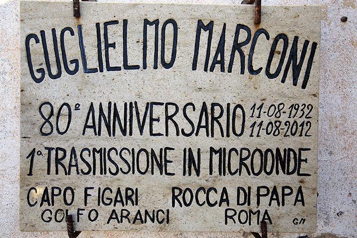 Capo Figari e Guglielmo Marconi