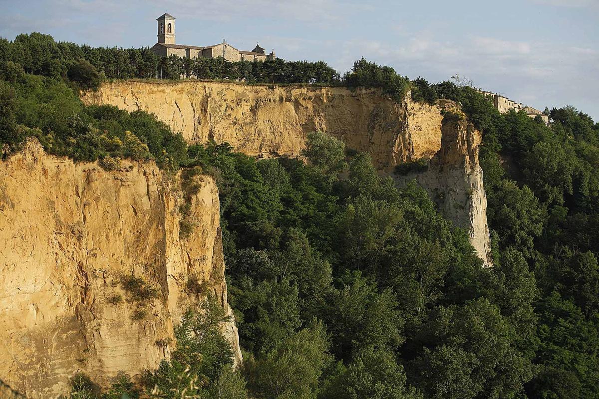 Le Balze di Volterra e il precipizio della Badia Camaldolese 