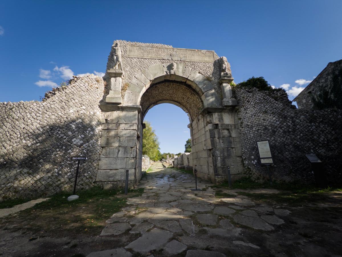 Parco archeologico di Sepino, un luogo continuamente trasformato