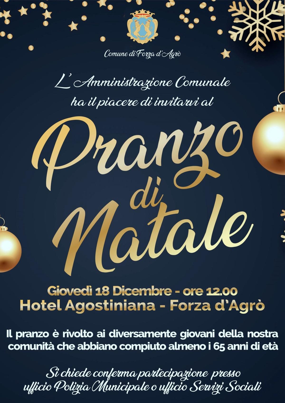 Pranzo di Natale (inizio ore 12:00)