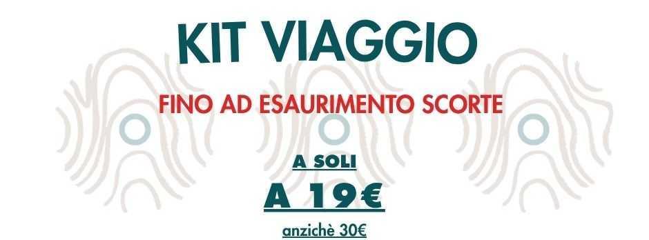 🎒 KIT VIAGGIO – L’essenziale da portare sempre con te!