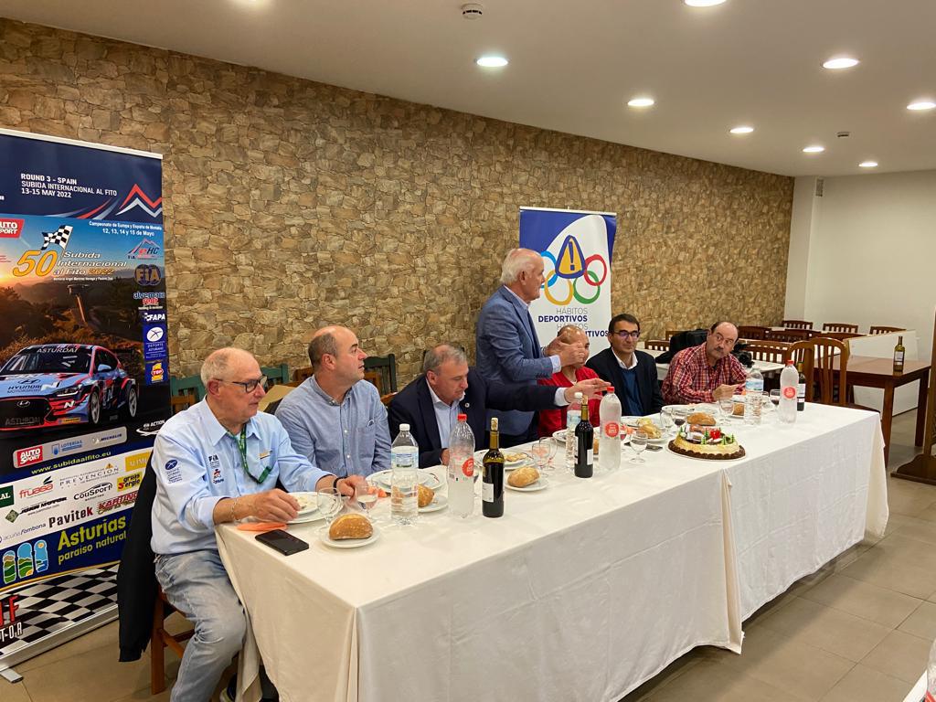 Cena 50 años Subida Internacional al Fito Cena 50 años Subida Internacional al Fito