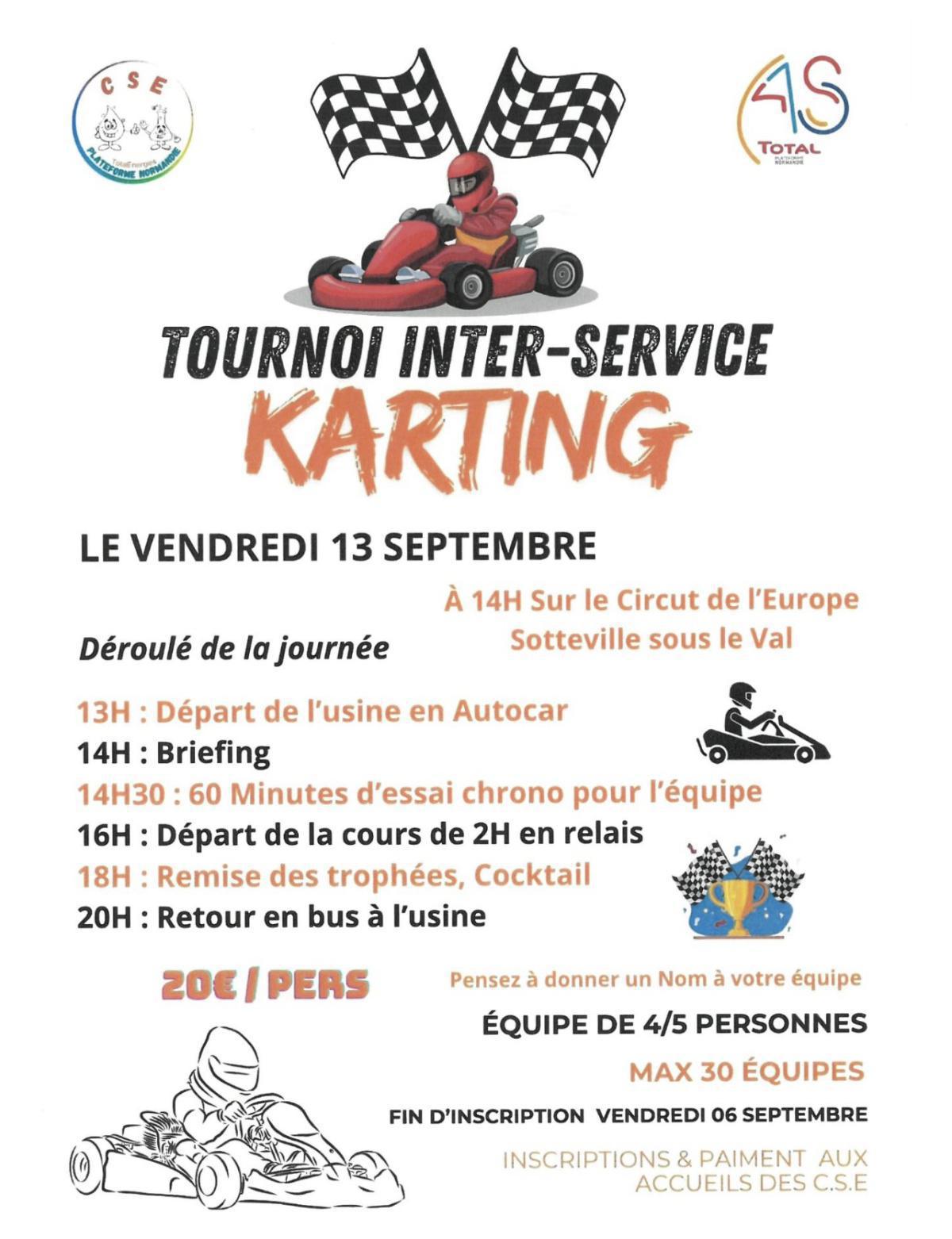 🏎️Tournoi de Karting inter-service 🏎️