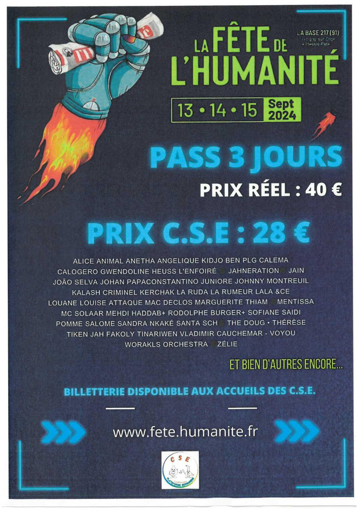 LA FÊTE DE L'HUMANITÉ