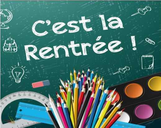 RENTREE SCOLAIRE 2024 RENTREE SCOLAIRE 2024