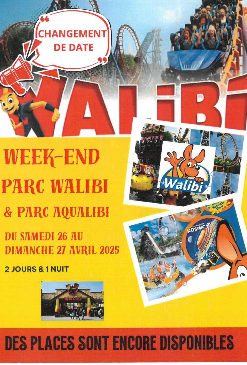 Places disponibles 