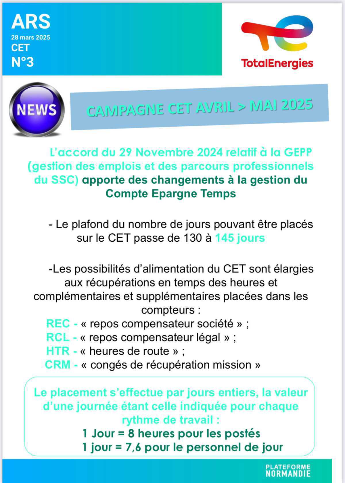 Campagne CET Campagne CET