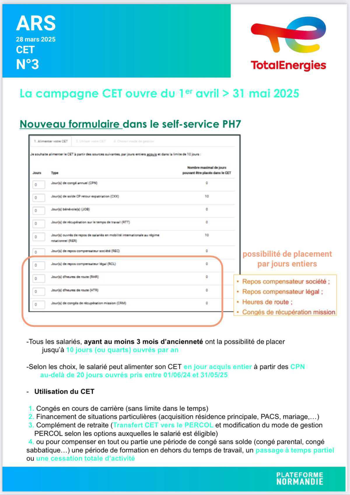 Campagne CET Campagne CET