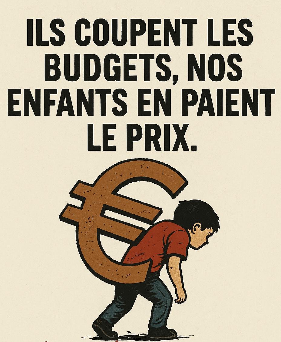 ILS COUPENT LES BUDGETS, NOS ENFANTS EN PAIENT LE PRIX !!! ILS COUPENT LES BUDGETS, NOS ENFANTS EN PAIENT LE PRIX !!!
