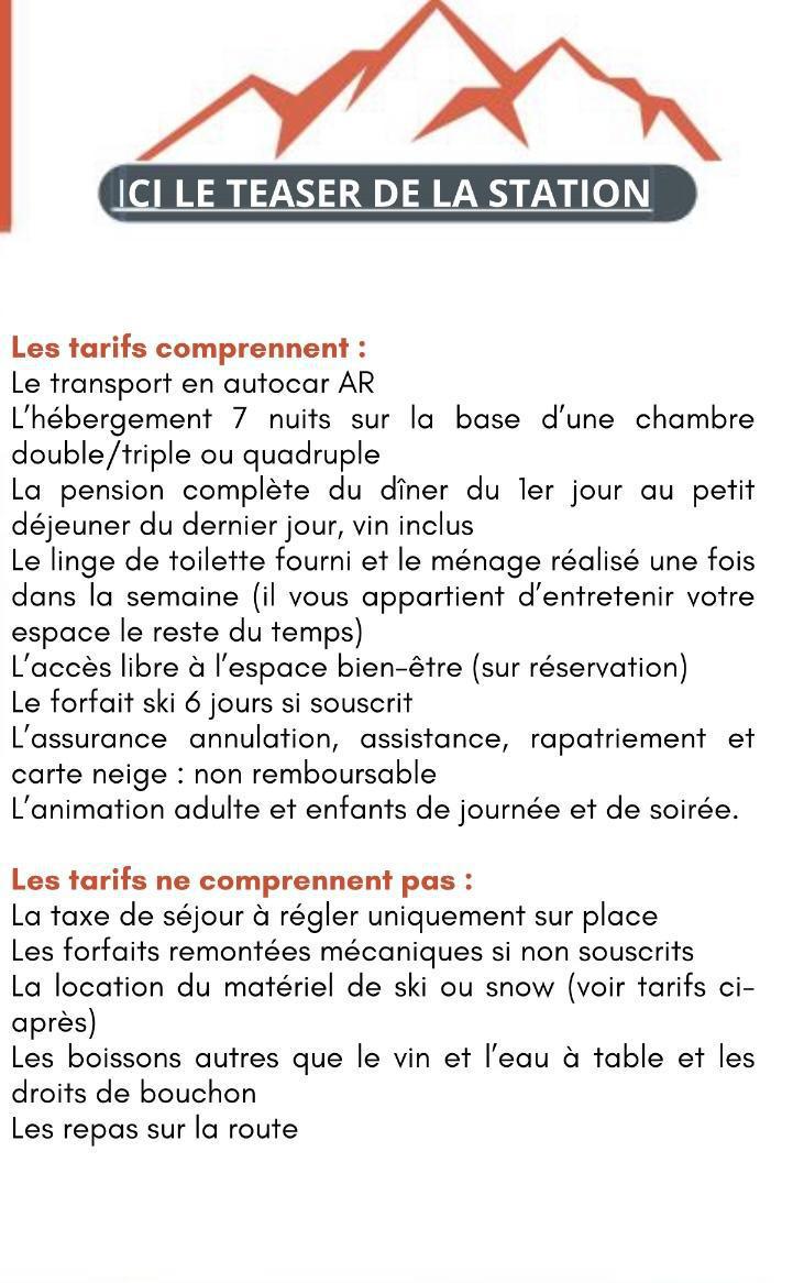 Séjour Ski Sept Laux février 2026
