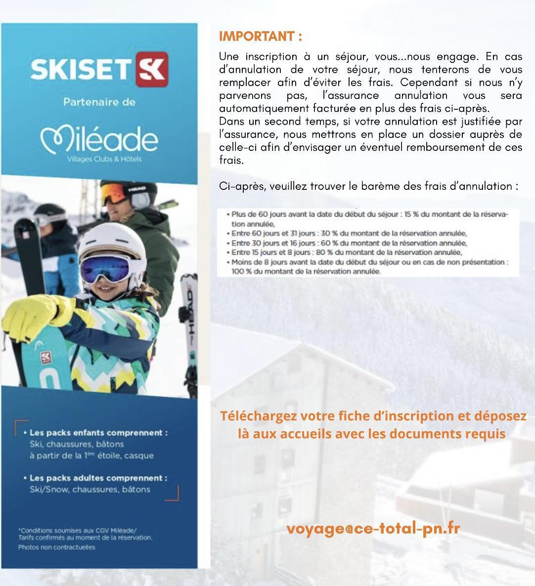 Séjour Ski Sept Laux février 2026