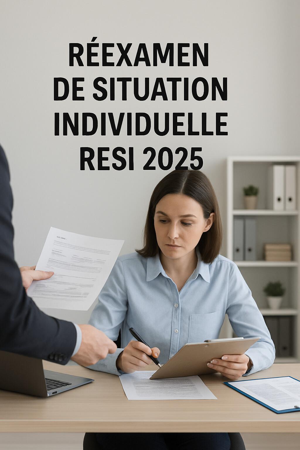 Réexamen de situation individuelle (RESI 2025) Réexamen de situation individuelle (RESI 2025)