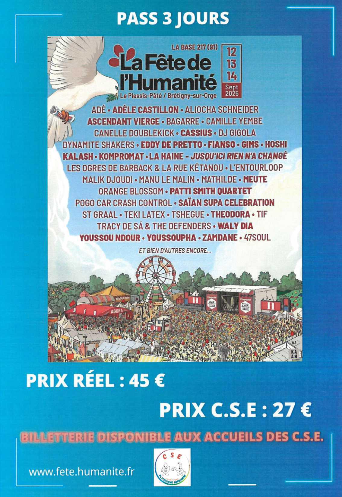 Fête de l’humanité 🎷🎸