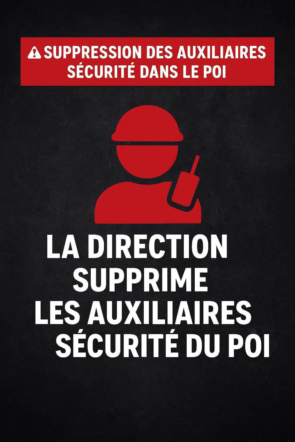🚨 Fin des auxiliaires sécurité 🚨 🚨 Fin des auxiliaires sécurité 🚨
