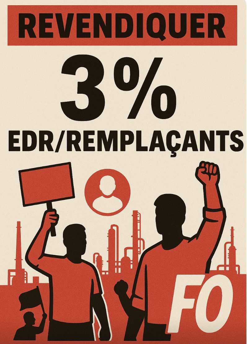 ✊ 3% ET EDR/REMPLACANTS LA DIRECTION A LA MANOEUVRE !!!!!