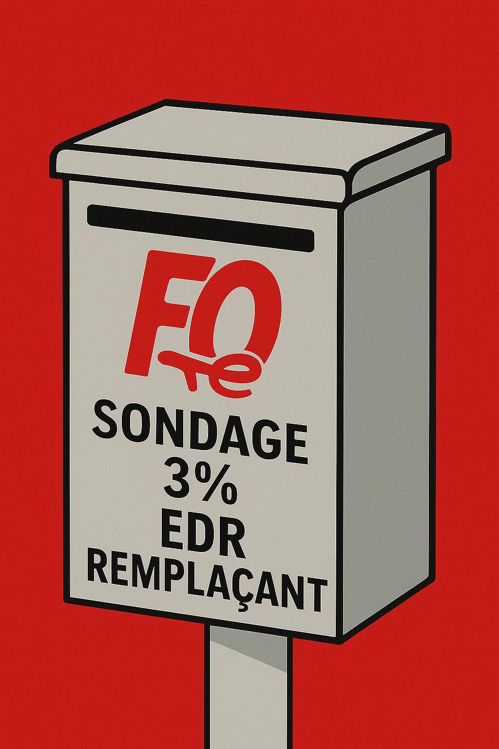 📢 Participez massivement au sondage 3% EDR et remplaçant !