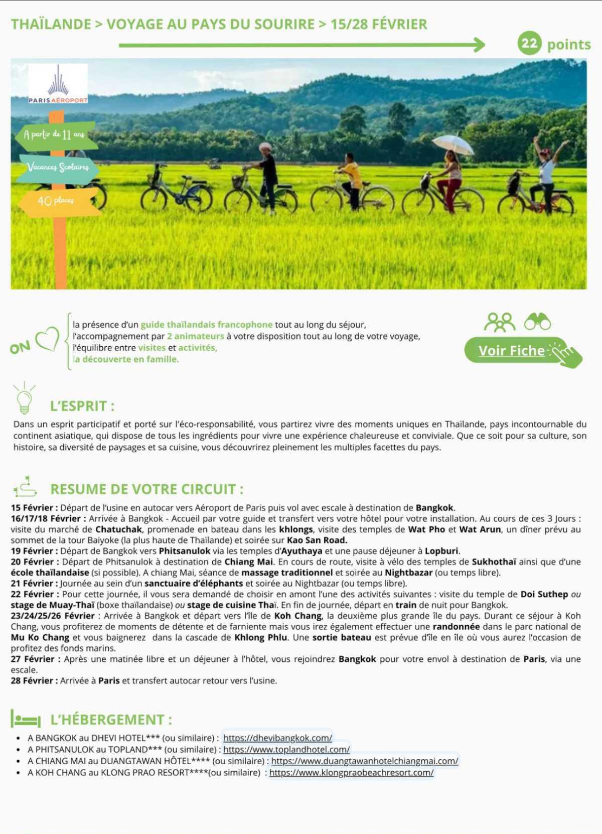 Thaïlande 15/28 février 