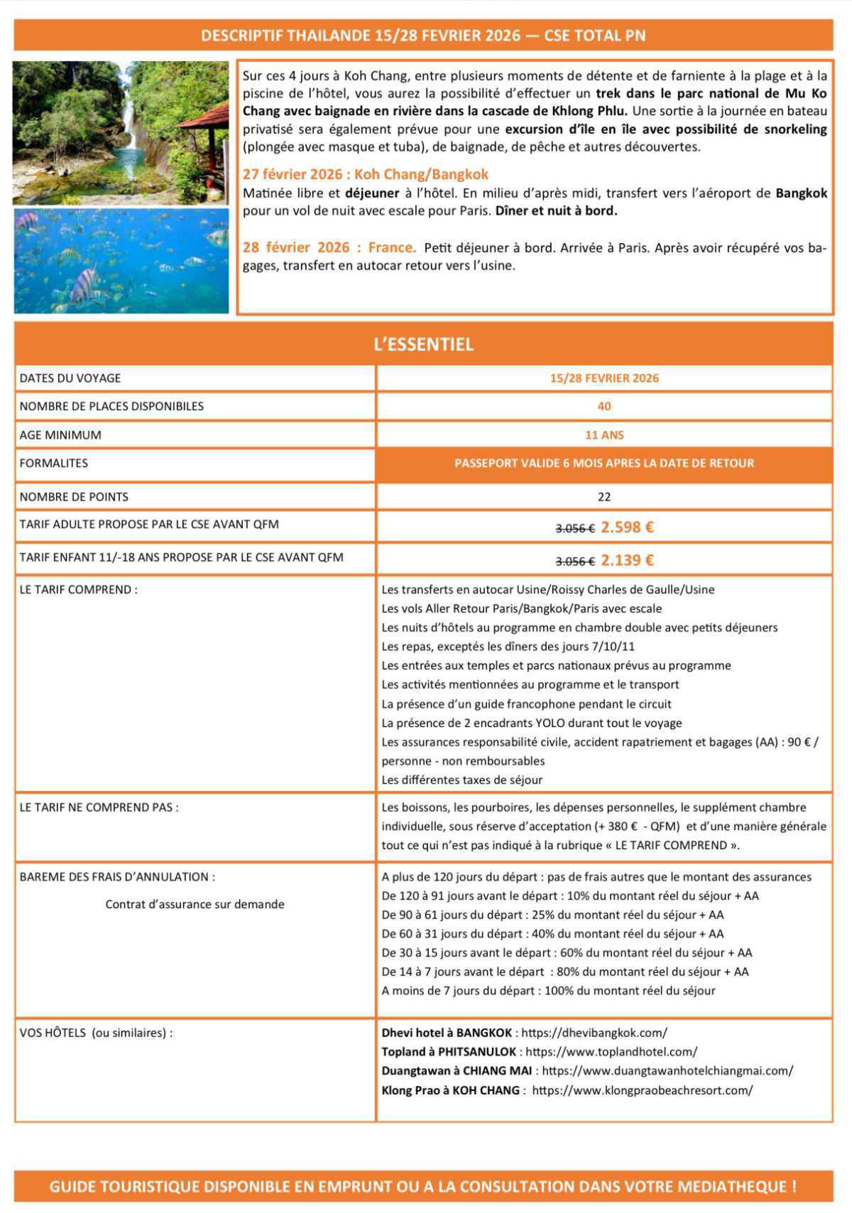 Thaïlande 15/28 février 