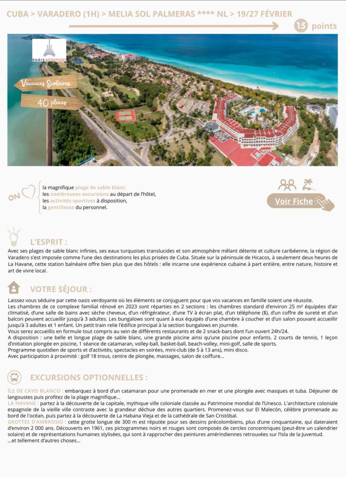 Cuba 19/27 février 🇨🇺