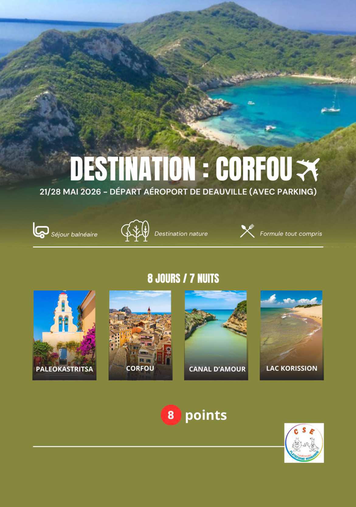 GRÈCE > CORFOU 🇬🇷 21/28 MAI 2026