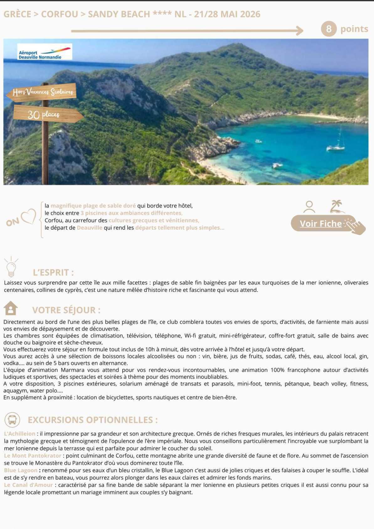 GRÈCE > CORFOU 🇬🇷 21/28 MAI 2026