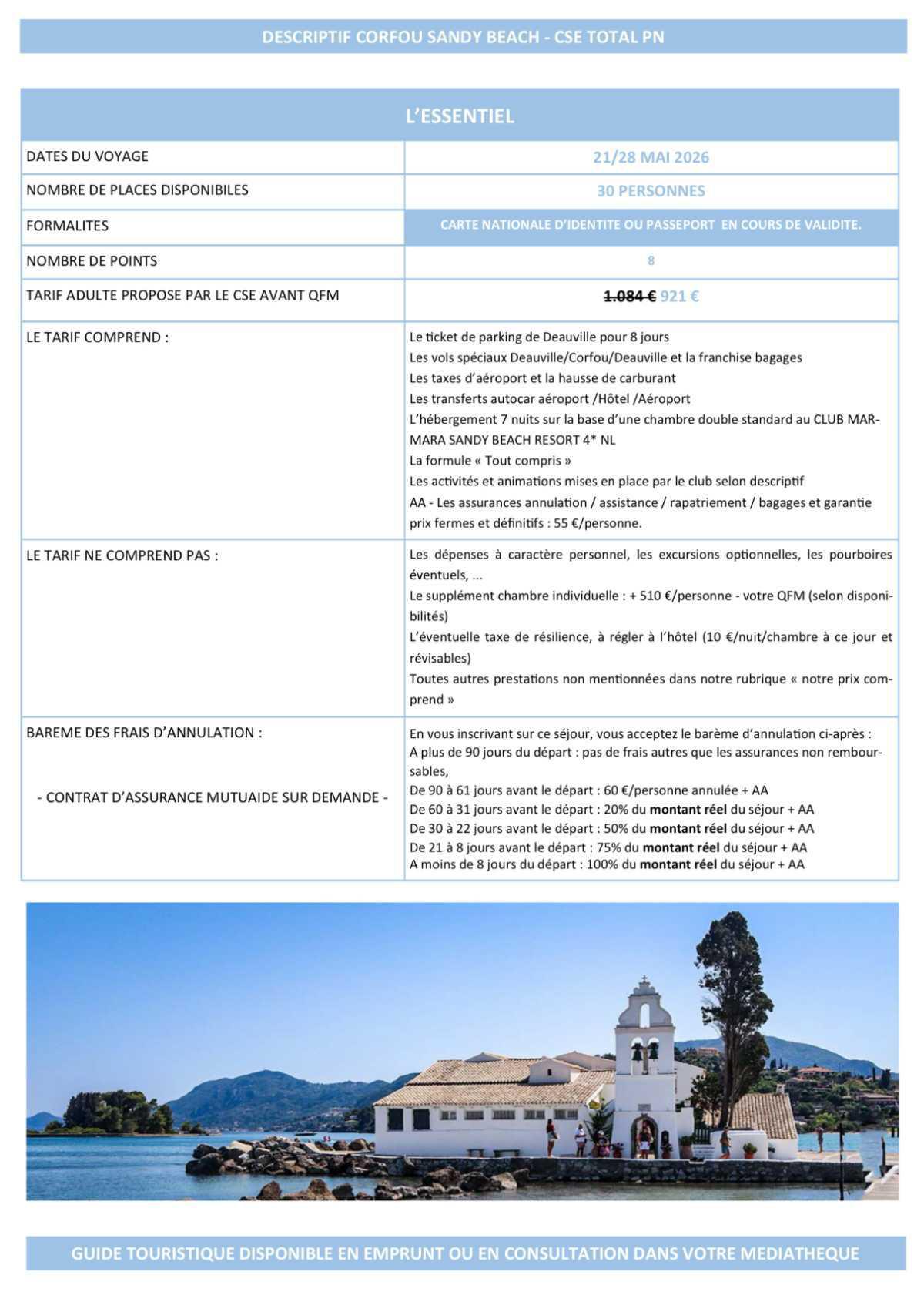 GRÈCE > CORFOU 🇬🇷 21/28 MAI 2026