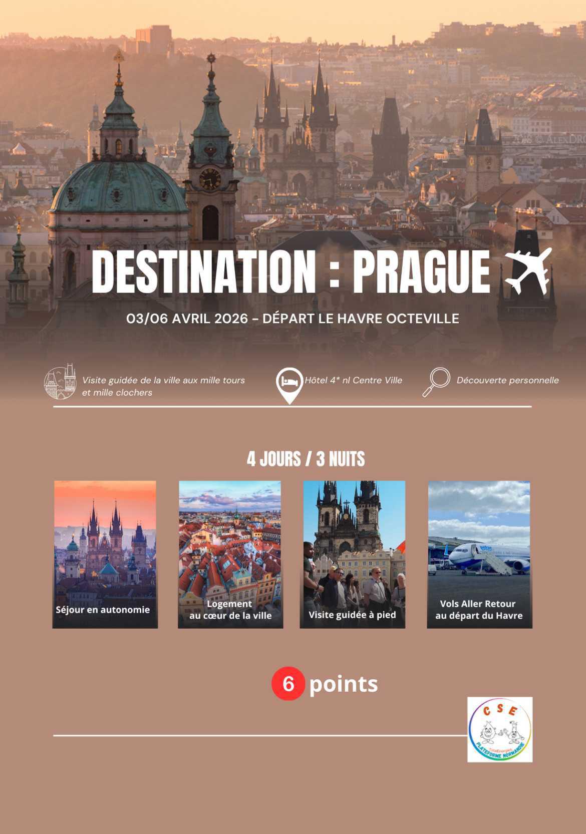 PRAGUE > WEEK-END 4 J/3 N 03/06 AVRIL 2026